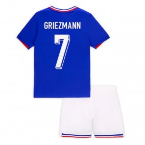 Frankrike Griezmann 7 EM Hjemmebanetrøje Børn 2024